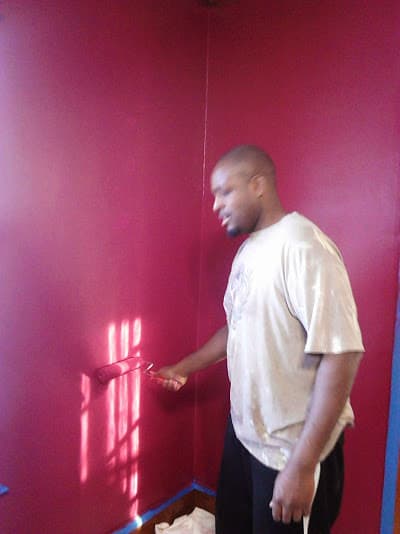 High Quality Painting Of Interior Red Bedroom Flatbush - Flatbush Painter Brooklyn